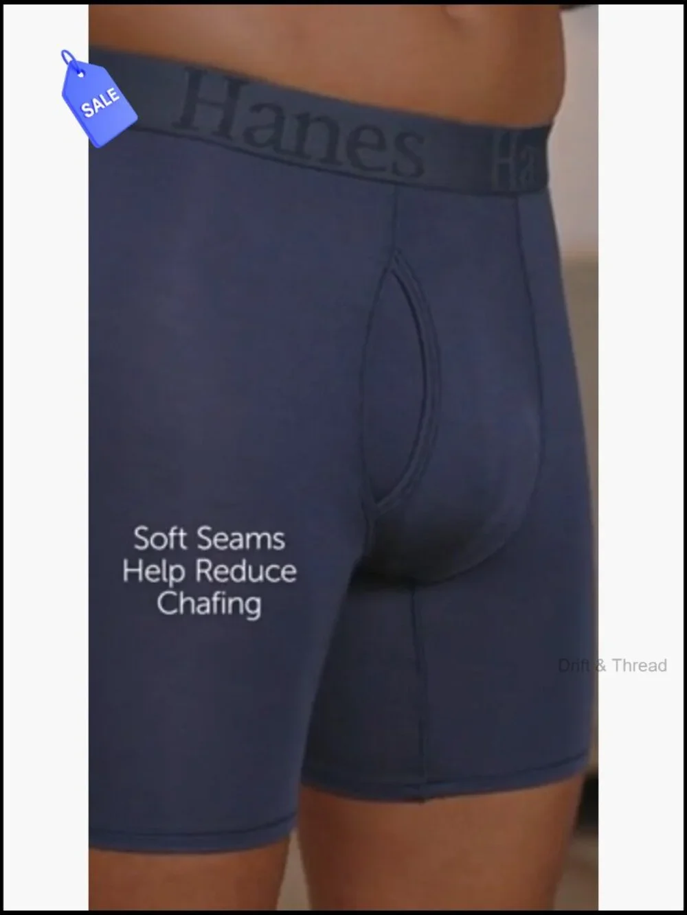 Hanes Men's SuperSoft Viscose from Bamboo Boxer Briefs 3-Pack Size Large